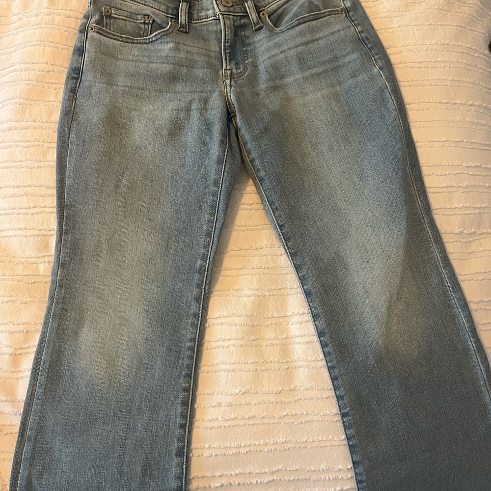 Luck Brand Sweet Mid Rise Kick Crop Jeans